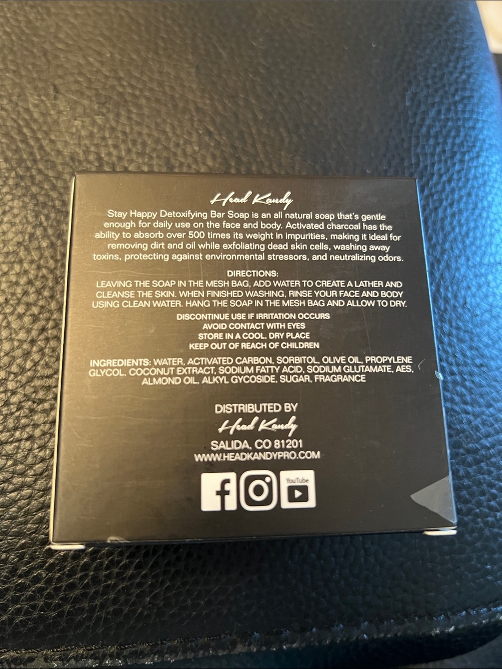 Black Face & Body Soap - Activated Charcoal - Picture 3 of 5